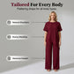 ✨Asymmetrical Hem Top & Wide-Leg Pants Set – Effortless Elegance for Autumn