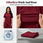 ✨Asymmetrical Hem Top & Wide-Leg Pants Set – Effortless Elegance for Autumn