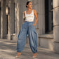 🍂 Women’s Loose Harem Denim Pants – Relaxed Comfort Meets Effortless Autumn Style