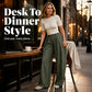 Women's Pleated Wide Leg Pants