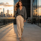 🍂 Women’s V-Neck Oversized Knit Cardigan – Cozy Comfort Meets Effortless Autumn Style