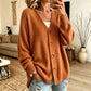 🍂 Women’s V-Neck Oversized Knit Cardigan – Cozy Comfort Meets Effortless Autumn Style