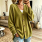 🍂 Women’s V-Neck Oversized Knit Cardigan – Cozy Comfort Meets Effortless Autumn Style