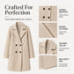🍂 Women’s Double-Breasted Wool Coat – Timeless Elegance Meets Autumn Warmth