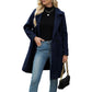 🍂 Women’s Double-Breasted Wool Coat – Timeless Elegance Meets Autumn Warmth