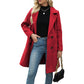 🍂 Women’s Double-Breasted Wool Coat – Timeless Elegance Meets Autumn Warmth