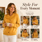 ✨ Women’s Irregular-Collar Knit Cardigan – Unique Details & Effortless Autumn Style
