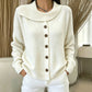 ✨ Women’s Irregular-Collar Knit Cardigan – Unique Details & Effortless Autumn Style