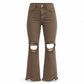 ✨ Women’s Leg-Lengthening Flare Jeans – Flattering Fit & Effortless Autumn Style