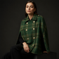 🍂 Women’s Vintage Plaid Cape Coat – Timeless Charm Meets Cozy Autumn Style