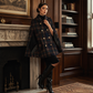 🍂 Women’s Vintage Plaid Cape Coat – Timeless Charm Meets Cozy Autumn Style