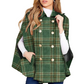 🍂 Women’s Vintage Plaid Cape Coat – Timeless Charm Meets Cozy Autumn Style