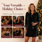✨ Women's Festive Sequin Patchwork Dresss – Sparkle, Elegance & Effortless Style