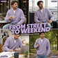 ⌛Limited-Time Offer-Layered Comfort Waffle Tee – Cozy Comfort & Effortless Autumn Style