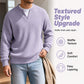 ⌛Limited-Time Offer-Layered Comfort Waffle Tee – Cozy Comfort & Effortless Autumn Style