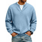 ⌛Limited-Time Offer-Layered Comfort Waffle Tee – Cozy Comfort & Effortless Autumn Style