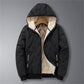 ❄️ Men’s Warm Zipper Hooded Coat – Winter Comfort Meets Everyday Style