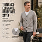 Bestseller🏆🧶 Men's V-Neck Knit Cardigan – Timeless Silhouette & All-Day Comfort for Every Occasion