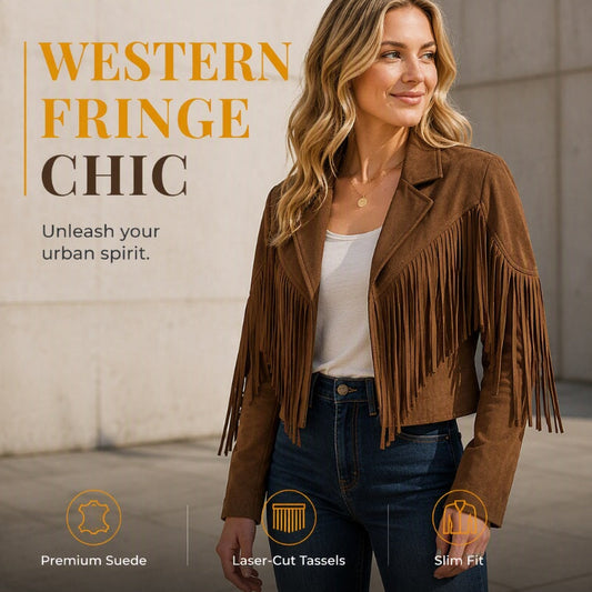 🌸Hot Sale 58% OFF💖Women’s Casual Long Sleeve Fringe Jacket