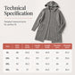 Women's Long Hooded Knit Cardigan with Pockets