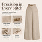 ✨ Slimming & Flattering | Women's Smocked Elastic Waist Wide-Leg Pants