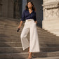 ✨ Slimming & Flattering | Women's Smocked Elastic Waist Wide-Leg Pants