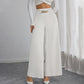 ✨ Slimming & Flattering | Women's Smocked Elastic Waist Wide-Leg Pants