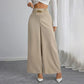 ✨ Slimming & Flattering | Women's Smocked Elastic Waist Wide-Leg Pants