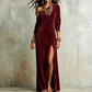 ✨ EFFORTLESS ELEGANCE | Off-Shoulder Side-Slit Dress -55%