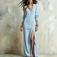 ✨ EFFORTLESS ELEGANCE | Off-Shoulder Side-Slit Dress -55%