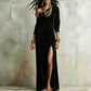 ✨ EFFORTLESS ELEGANCE | Off-Shoulder Side-Slit Dress -55%
