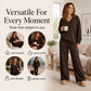 Women's Off Shoulder Sweatshirt & Pants Set