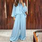Women's Casual Loose Top & Trousers Set