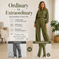 🍂 Women’s High-Waisted Drawstring Trousers – Relaxed Comfort & Effortless Autumn Style