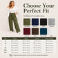🍂 Women’s High-Waisted Drawstring Trousers – Relaxed Comfort & Effortless Autumn Style