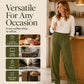 🍂 Women’s High-Waisted Drawstring Trousers – Relaxed Comfort & Effortless Autumn Style