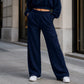 🍂 Women’s High-Waisted Drawstring Trousers – Relaxed Comfort & Effortless Autumn Style