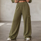 🍂 Women’s High-Waisted Drawstring Trousers – Relaxed Comfort & Effortless Autumn Style