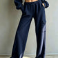 🍂 Women’s High-Waisted Drawstring Trousers – Relaxed Comfort & Effortless Autumn Style