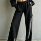 🍂 Women’s High-Waisted Drawstring Trousers – Relaxed Comfort & Effortless Autumn Style