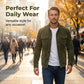 🍂 Men’s Vintage Corduroy Stand-Collar Jacket – Timeless Style & Autumn Comfort