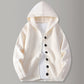 🧶 Men's Hooded Knit Cardigan Casual Loose Button Sweater Jacket