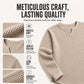 🍂 Men’s Slim-Fit Waffle-Knit V-Neck Shirt – Refined Comfort & Effortless Autumn Style