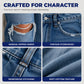 ✨ Flattering Everyday Style | Women's High-Waisted Distressed Wide-Leg Jeans