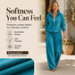 Women's Zip-Up Cardigan & Wide-Leg Pants Set