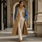 Women's Denim Patchwork Lapel Jacket