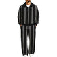 👕👖 Men's Printed Half-Zip Sweatshirt & Pants Tracksuit Set– Comfortable Autumn Style from Top to Bottom