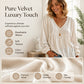 👚 Women's Elegant V-Neck Velvet Top – Luxe Comfort & Effortless Autumn Style