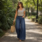 👖 LIMITED-TIME 55% OFF! ✨ Women's Casual Wide Leg High-Waisted Jeans 
