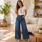 👖 LIMITED-TIME 55% OFF! ✨ Women's Casual Wide Leg High-Waisted Jeans 